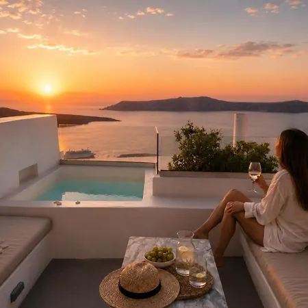 Mamma Mia Santorini Suites-volcano -caldera -sunset View Aparthotel Firá